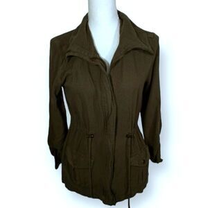 BSWEET ARMY GREEN UTILITY JACKET SZ.M EUC